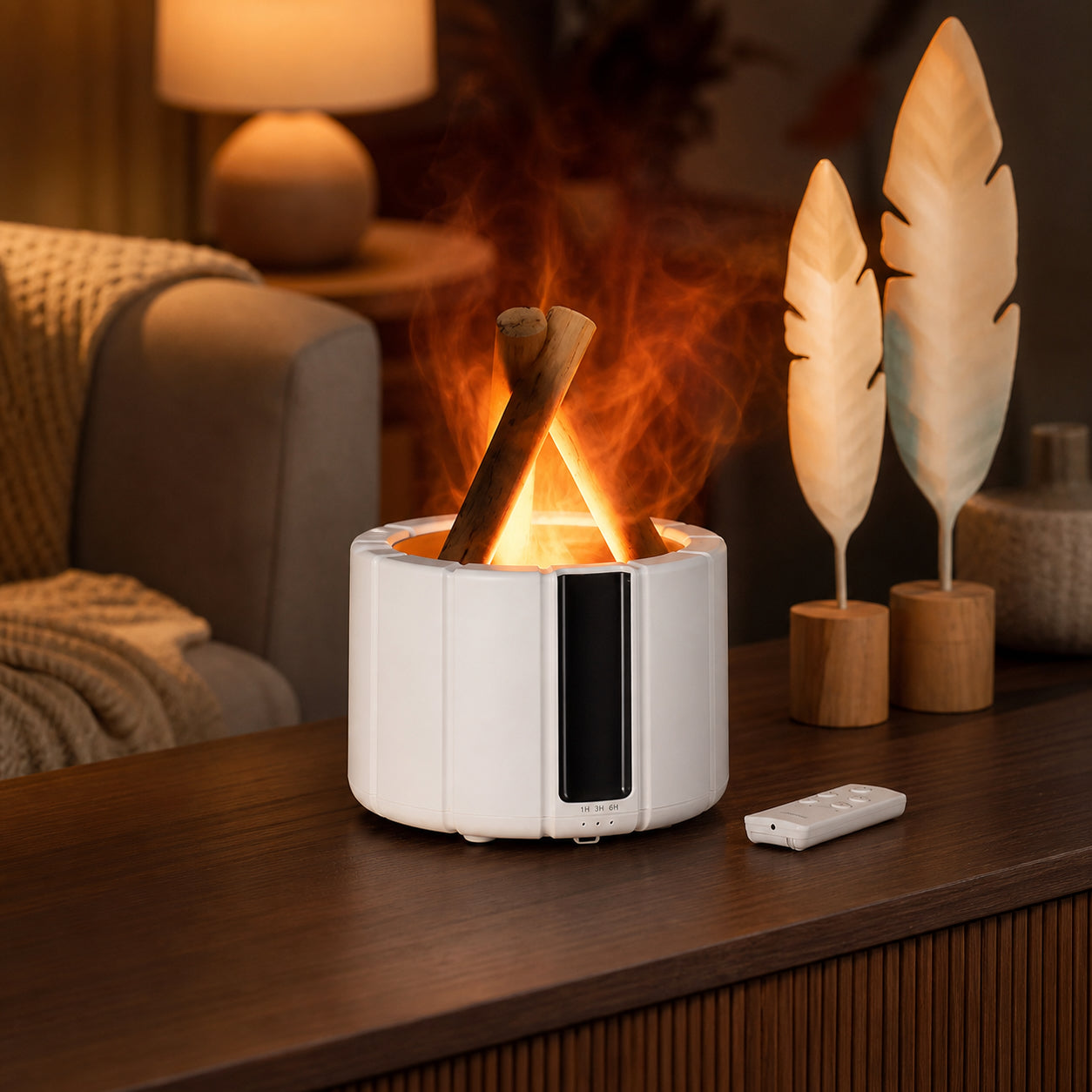 Simulated Flame Aroma Diffuser
