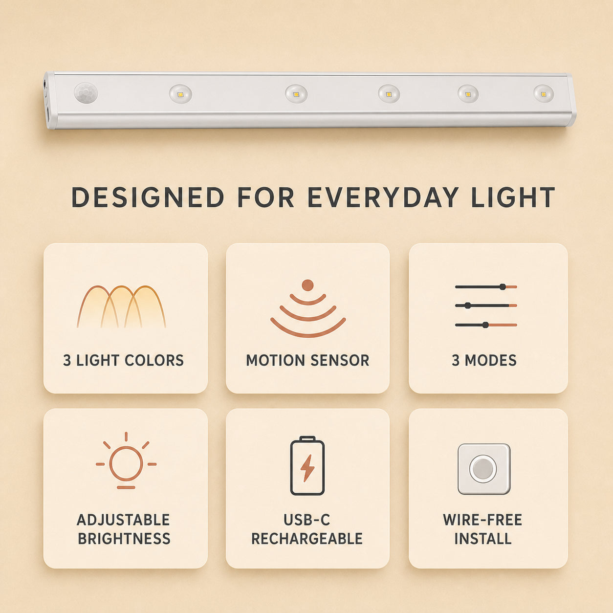 Motion Sensor LED Light