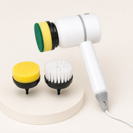 Electric Cleaning Brush 3 Brush Heads Cleaner Multifunctional