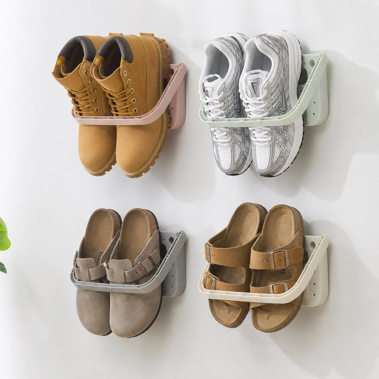 New Simple Foldable Wall-Mounted Shoe Rack